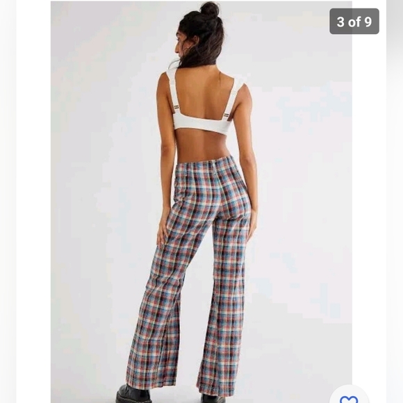 Free People Women’s Cristina Low-Rise Flare Pants - Picture 3 of 6